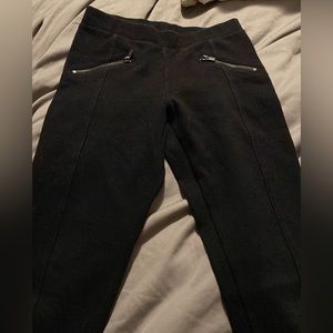 Old Navy black stretch leggings girls size 8